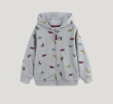 Kids Fashion Hooded Zipper Coat GASD-6006