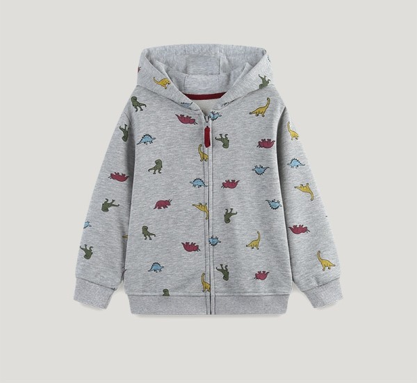 Kids Fashion Hooded Zipper Coat GASD-6006