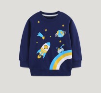 Kids Fashion Long Sleeve Print Sweatshirt GASD-8275