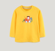 Kids Fashion Solid Color Print Boy's T Shirt GASD-5399