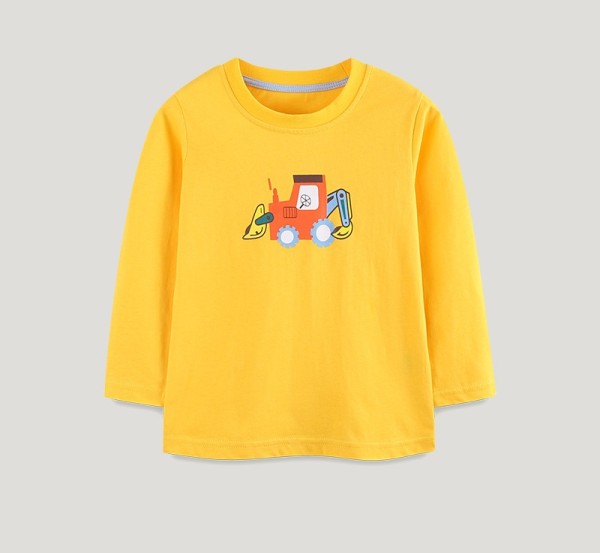 Kids Fashion Solid Color Print Boy's T Shirt GASD-5399