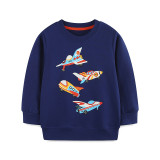 Kids Fashion Boy's Long Sleeve Print Tops GASD-8276
