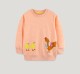 Kids Girl's Embroidered Knit Long Sleeve Sweatshirt GASD-8240