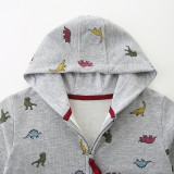 Kids Fashion Hooded Zipper Coat GASD-6006