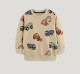 Kids Boy's Fashion Car Print Long Sleeve Sweatshirt GASD-8253
