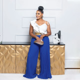 Fashion Long Sleeve Sling Ruffles Jumpsuit CYA-901427
