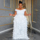Plus Size Solid Color Sleeveless Party Dress NNWF-N8052
