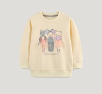 Kids Girl's O Neck Long Sleeve Casual Tops GASD-8262
