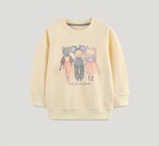 Kids Girl's O Neck Long Sleeve Casual Tops GASD-8262
