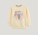 Kids Girl's O Neck Long Sleeve Casual Tops GASD-8262