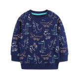 Kids Boy's Dinosaur Print Fashion Sweatshirt GASD-8237