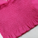 Sexy V Neck Long Sleeve Tops CYA-901418