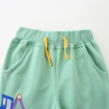 Kids Boy's Fashion Embroider Loose Sport Pants GASD-3119