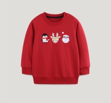 Kids Print Long Sleeve Loose Knits Sweatshirt GASD-8267