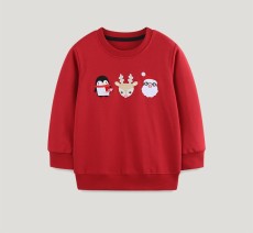 Kids Print Long Sleeve Loose Knits Sweatshirt GASD-8267