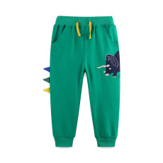Kids Dinosaur Embroidered Boys' Sweatpants GASD-3123