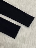 Ribbed Casual Long Sleeve Pants Two Piece Set LSD-1977