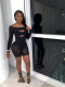 Pre Order: About 7 work days shipping One Shoulder Hollow Out Sexy Romper YUEM-110705