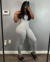 Solid Color Tight Sling Slim Jumpsuit GYZY-8925
