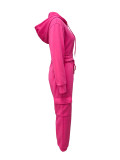 Hooded Warm Long Sleeve Sweatshirt Sweatpants Set LSD-2194