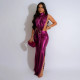 Sexy Solid Color Sleeveless Maxi Dress CYA-901446