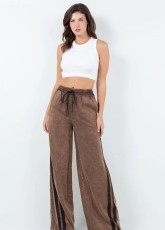 Casual Elastic Waist Wide Leg Jeans GBGF-003