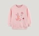 Kids Girls Rabbit Embroidered O Neck Sweatshirt GASD-8234