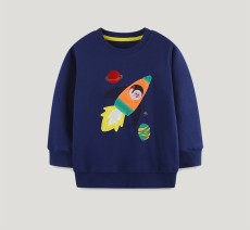 Kids Boys Rocket Print Sweatshirt GASD-8236