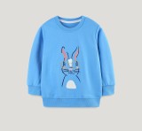 Kids Cute Rabbit Embroidered Sweatshirt GASD-8271