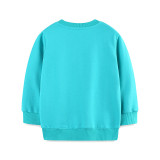 Kids Girl Fashion Animal Print Knitted Cotton Sweatshirt GASD-8274