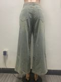 Vintage Straight Leg Loose Jeans YMEF-52025