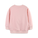 Kids Girls Rabbit Embroidered O Neck Sweatshirt GASD-8234