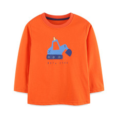 Kids Boys Solid Color Print T Shirt GASD-5402