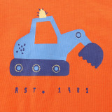 Kids Boys Solid Color Print T Shirt GASD-5402