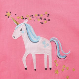 Kids Girls Cartoon Unicorn Pattern Sweatshirt GASD-8265