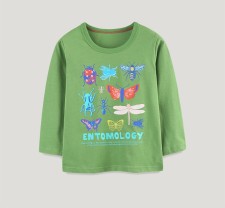 Kids Boys Print Long Sleeve T Shirt GASD-5378
