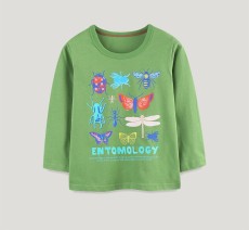 Kids Boys Print Long Sleeve T Shirt GASD-5378
