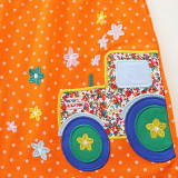 Kids Girls Long Sleeve Polka Dot Princess Dress GASD-1558
