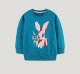 Kids Girls Cartoon Embroidery Long Sleeve Sweatshirt GASD-8264
