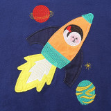 Kids Boys Rocket Print Sweatshirt GASD-8236