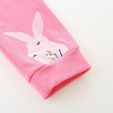 Kids Girls Animal Patch Embroidered Sweatpants GASD-3128