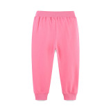 Kids Girls Animal Patch Embroidered Sweatpants GASD-3128