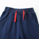 Kids Boys Embroidered Pants Fashion Sweatpants GASD-3131