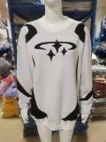 Long Sleeve Loose Knits Print Sweater GBLH-9878#