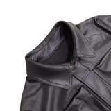 Suit Leather Coat Sport Pants 2 Piece Set LSD-2257