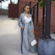 Striped Patchwork Zipper Thickened Two-piece Pants Set SFY-562