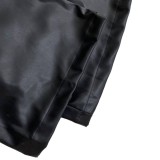 Suit Leather Coat Sport Pants 2 Piece Set LSD-2257