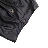 Suit Leather Coat Sport Pants 2 Piece Set LSD-2257