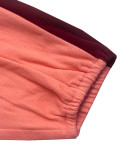 Colorblocked Zipper Cardigan Leggings Sweatsuit Suit SFY-545