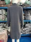 Plus Size Long Sleeve Cardigan Sweater Coat GBLH-92288#